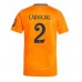Tanie Strój piłkarski Real Madrid Daniel Carvajal #2 Koszulka Wyjazdowej 2024-25 Krótkie Rękawy